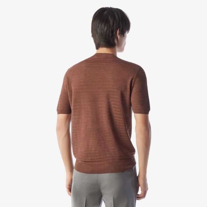 KNIT SHIRT - قميص سادة كم طويل | CORNELIANI - كورنيلياني KNIT SHIRT - قميص سادة كم طويل | CORNELIANI - كورنيلياني