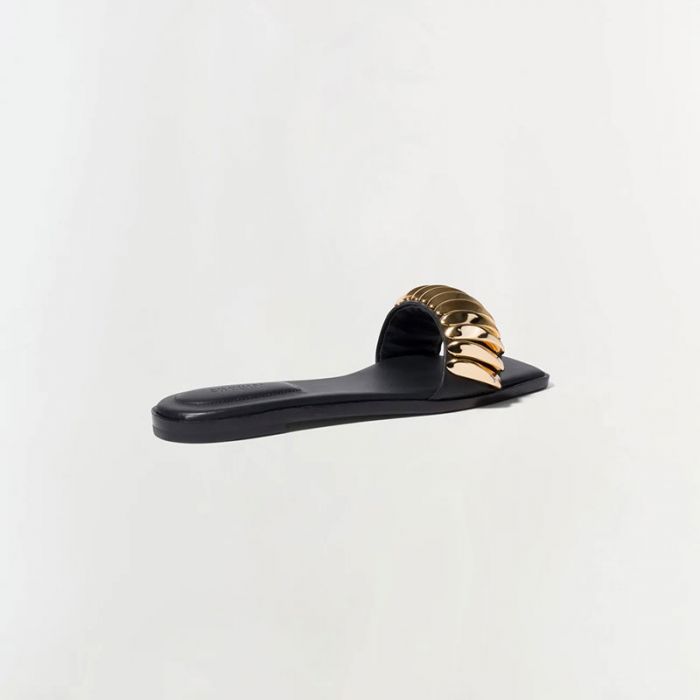 RIPPLE FLAT SANDAL - أحذية نسائية | SIMKHAI - سيمخاي RIPPLE FLAT SANDAL - أحذية نسائية | SIMKHAI - سيمخاي