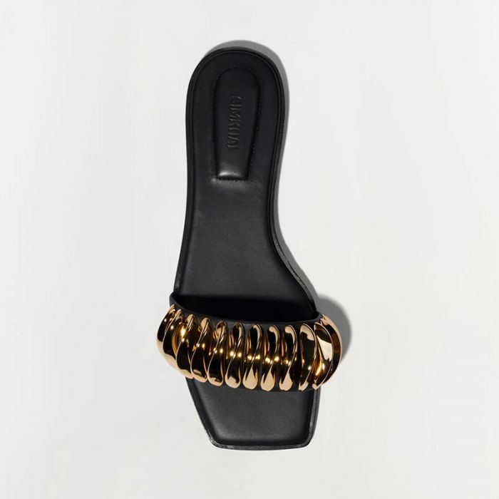 RIPPLE FLAT SANDAL - أحذية نسائية | SIMKHAI - سيمخاي RIPPLE FLAT SANDAL - أحذية نسائية | SIMKHAI - سيمخاي