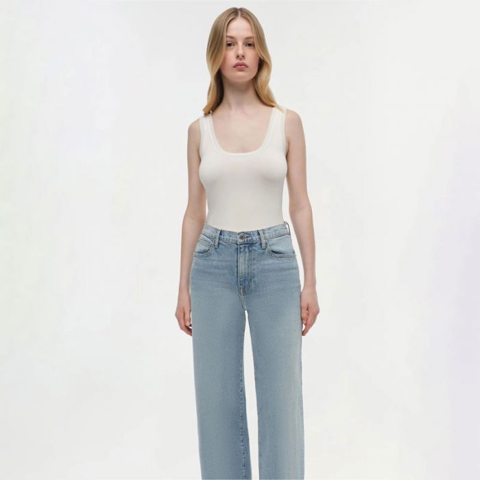 SAVANA STRAIGHT LEG JEAN - بنطلونات | SIMKHAI - سيمخاي SAVANA STRAIGHT LEG JEAN - بنطلونات | SIMKHAI - سيمخاي