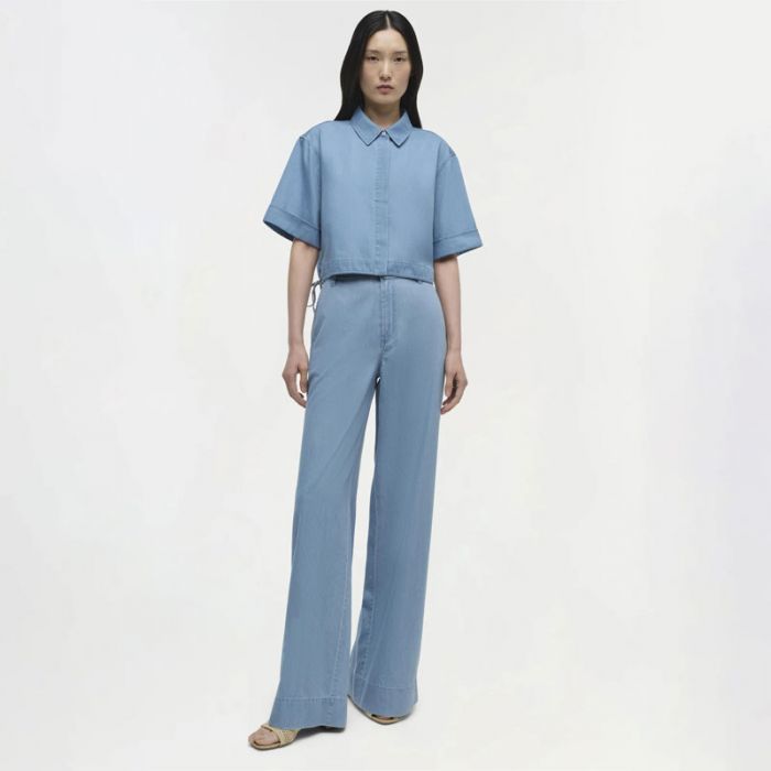 CORALENA WIDE LEG PANT - بنطلونات | SIMKHAI - سيمخاي CORALENA WIDE LEG PANT - بنطلونات | SIMKHAI - سيمخاي