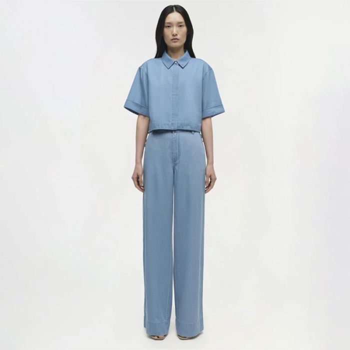 CORALENA WIDE LEG PANT - بنطلونات | SIMKHAI - سيمخاي CORALENA WIDE LEG PANT - بنطلونات | SIMKHAI - سيمخاي