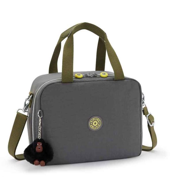 MIYO LARGE LUNCHBAG : KIPLING : BACK TO GREY : OS - ديلسي حقيبة صغيرة محمولة باليد | KIPLING - كيبلينج MIYO LARGE LUNCHBAG : KIPLING : BACK TO GREY : OS - ديلسي حقيبة صغيرة محمولة باليد | KIPLING - كيبلينج
