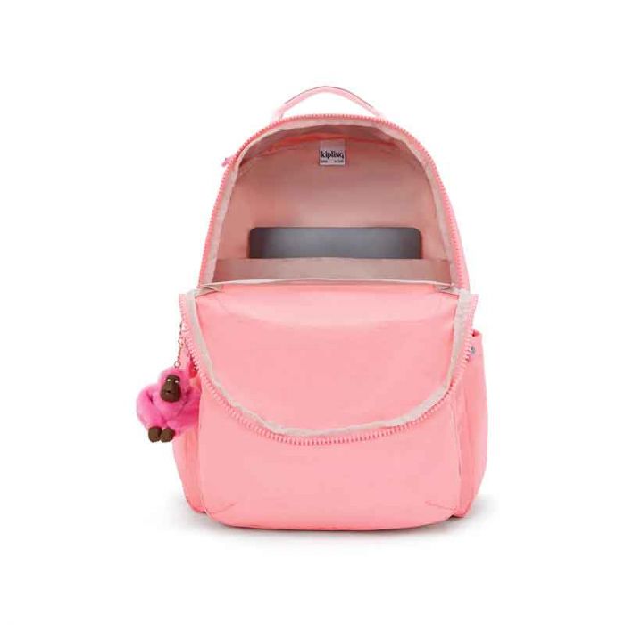 SEOUL LARGE BACKPACK : KIPLING : CORAL SEA : OS - شنطة ظهر | KIPLING - كيبلينج SEOUL LARGE BACKPACK : KIPLING : CORAL SEA : OS - شنطة ظهر | KIPLING - كيبلينج