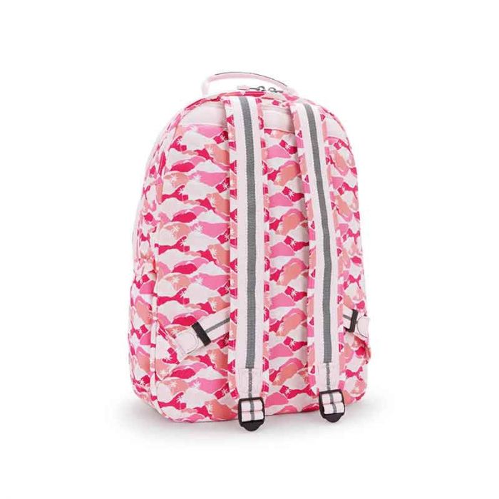 SEOUL LAP LARGE BACKPACK : KIPLING : PINK PALM : OS - شنطة ظهر | KIPLING - كيبلينج SEOUL LAP LARGE BACKPACK : KIPLING : PINK PALM : OS - شنطة ظهر | KIPLING - كيبلينج