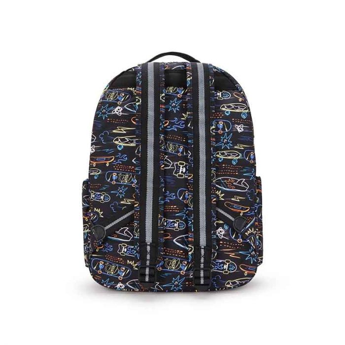 SEOUL LAP LARGE BACKPACK : KIPLING : NEON SKATE : OS - شنطة ظهر | KIPLING - كيبلينج SEOUL LAP LARGE BACKPACK : KIPLING : NEON SKATE : OS - شنطة ظهر | KIPLING - كيبلينج