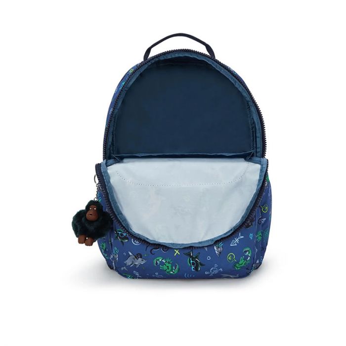 SEOUL LAP LARGE BACKPACK : KIPLING : UNDERSEA PARTY : OS - شنطة ظهر | KIPLING - كيبلينج SEOUL LAP LARGE BACKPACK : KIPLING : UNDERSEA PARTY : OS - شنطة ظهر | KIPLING - كيبلينج