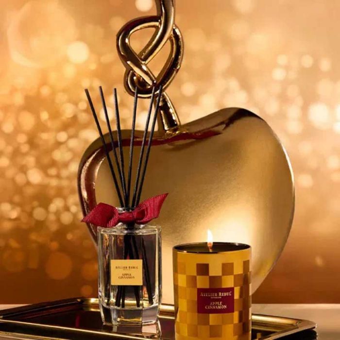 APPLE &CINAMMON CANDLE LIMITED EDITION NEW 210GR : ATELIER REBUL - مرطب الجو | ATELIER REBUL - اتيلي ريبول APPLE &CINAMMON CANDLE LIMITED EDITION NEW 210GR : ATELIER REBUL - مرطب الجو | ATELIER REBUL - اتيلي ريبول