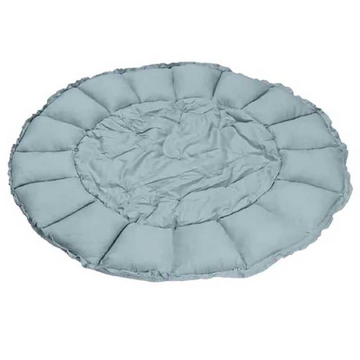 BLOOM ORGANIC PLAYMAT AND STORAGE BAG DUSTY BLUE - حقائب | PLAY AND GO - بلاي اند جو