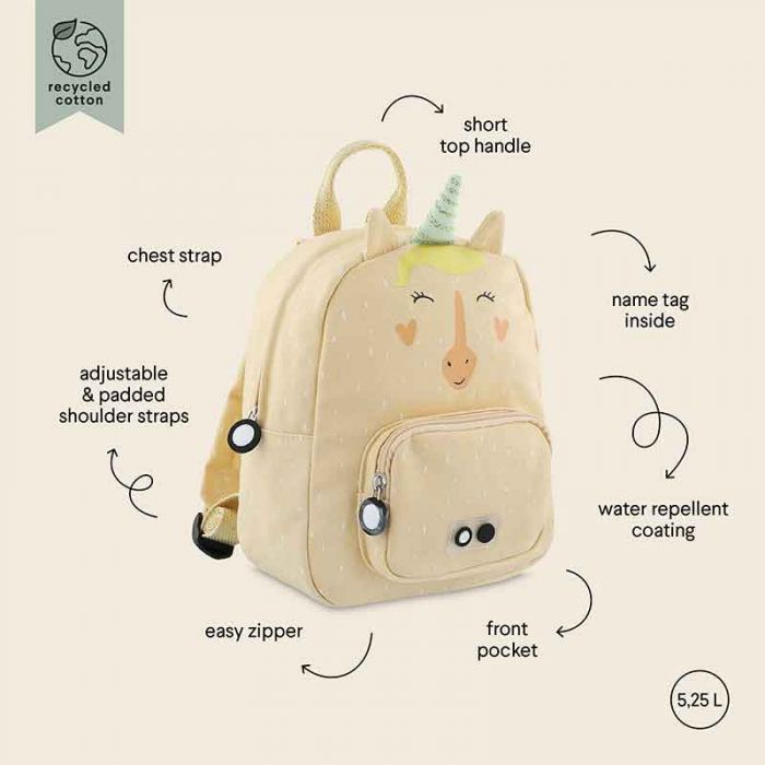 BACKPACK SMALL MRS. UNICORN - إكسسوارات | TRIXIE - تريكسي BACKPACK SMALL MRS. UNICORN - إكسسوارات | TRIXIE - تريكسي