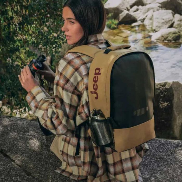 JEEP JS012C DUAL MATERIAL BACKPACK YELLOW-J03743600 05 - أمتعة السفر | JEEP - جييب JEEP JS012C DUAL MATERIAL BACKPACK YELLOW-J03743600 05 - أمتعة السفر | JEEP - جييب