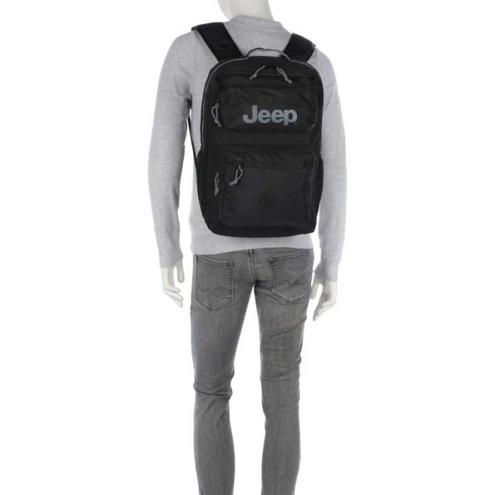 JEEP JS015B MULTI-PURPOSE BACKPACK BLACK-J02747610 00 - أمتعة السفر | JEEP - جييب JEEP JS015B MULTI-PURPOSE BACKPACK BLACK-J02747610 00 - أمتعة السفر | JEEP - جييب