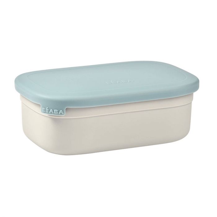 BEABA STAINLESS STEEL LUNCH BOX VELVET GREY BALTIC BLUE - إكسسوارات | BEABA - بيابا