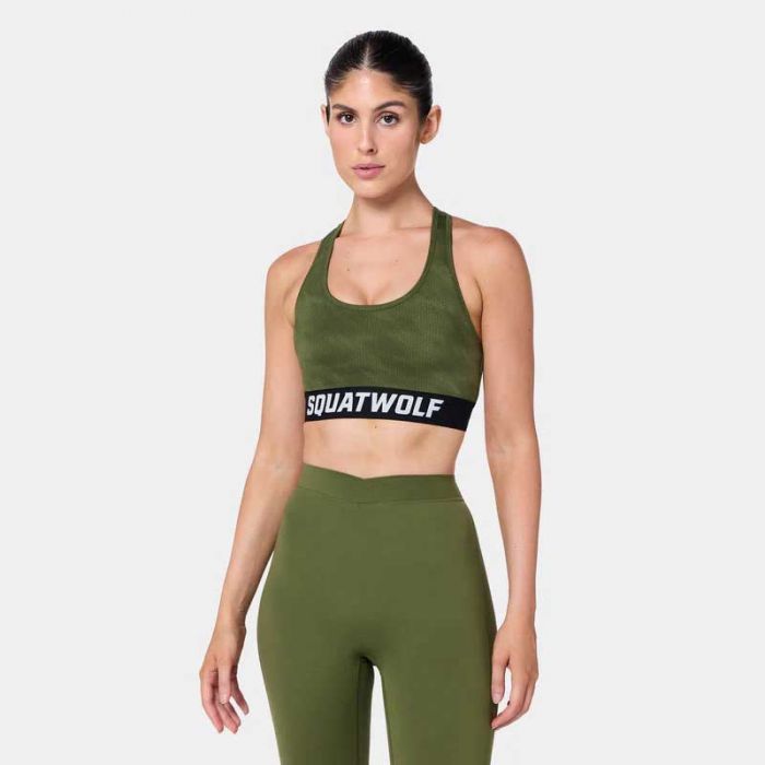 STATEMENT RACER BACK BRA - حمالة صدر رياضية | SQUATWOLF - سكوات ولف STATEMENT RACER BACK BRA - حمالة صدر رياضية | SQUATWOLF - سكوات ولف