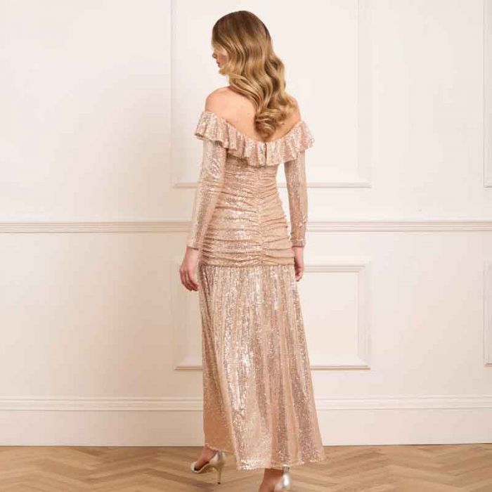 SIENNA OFF-SHOULDER GOWN - فستان | NEEDLE & THREAD - نيدل & ثريد SIENNA OFF-SHOULDER GOWN - فستان | NEEDLE & THREAD - نيدل & ثريد
