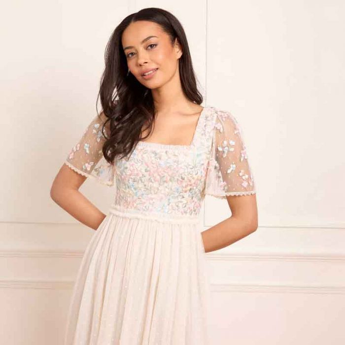 VERSAILLES DITSY BODICE ANKLE GOWN - فستان | NEEDLE & THREAD - نيدل & ثريد VERSAILLES DITSY BODICE ANKLE GOWN - فستان | NEEDLE & THREAD - نيدل & ثريد