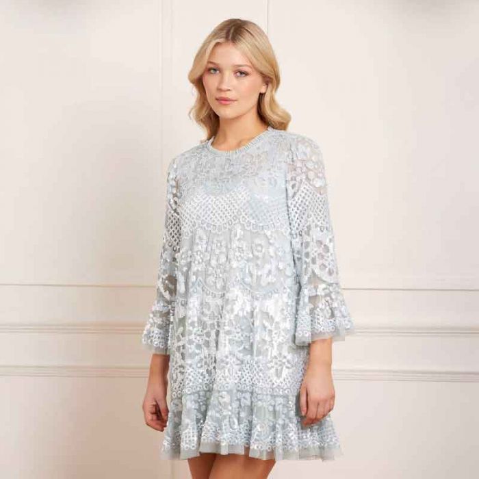 SNOWDROP MINI DRESS - فستان | NEEDLE & THREAD - نيدل & ثريد SNOWDROP MINI DRESS - فستان | NEEDLE & THREAD - نيدل & ثريد