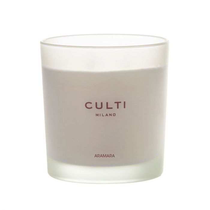 CANDLE SILKSCREENED SATIN GLASS ARAMARA 550G: CULTI MILANO - شمعة معطرة | CULTI MILANO - كالتي ميلانو CANDLE SILKSCREENED SATIN GLASS ARAMARA 550G: CULTI MILANO - شمعة معطرة | CULTI MILANO - كالتي ميلانو