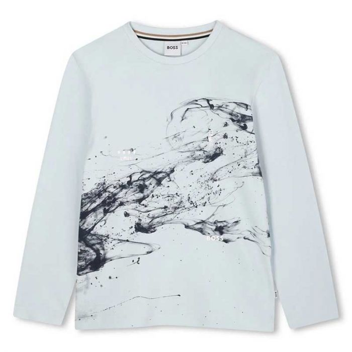 BOY LONG SLEEVE T-SHIRT - تي شيرت | BOSS - بوس