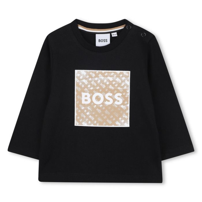 BABY BOY LONG SLEEVE T-SHIRT - تي شيرت | BOSS - بوس