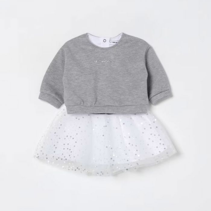 BABY GIRL PULLOVER+SKIRT - طقم أطفال | KARL LAGERFELD - كارل لاغرفيلد BABY GIRL PULLOVER+SKIRT - طقم أطفال | KARL LAGERFELD - كارل لاغرفيلد