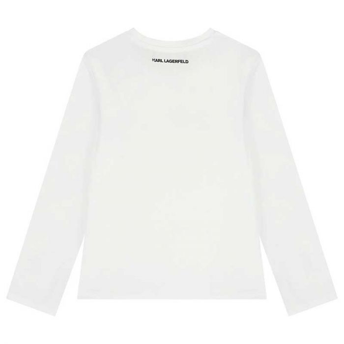 GIRL LONG SLEEVE T-SHIRT - تي شيرت | KARL LAGERFELD - كارل لاغرفيلد GIRL LONG SLEEVE T-SHIRT - تي شيرت | KARL LAGERFELD - كارل لاغرفيلد