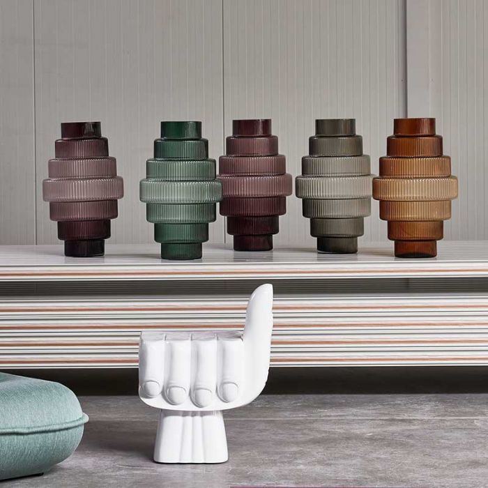 VASE STEPS GREEN SMALL: POLSPOTTEN-مزهرية | POLSPOTTEN - بولسبوتن VASE STEPS GREEN SMALL: POLSPOTTEN-مزهرية | POLSPOTTEN - بولسبوتن