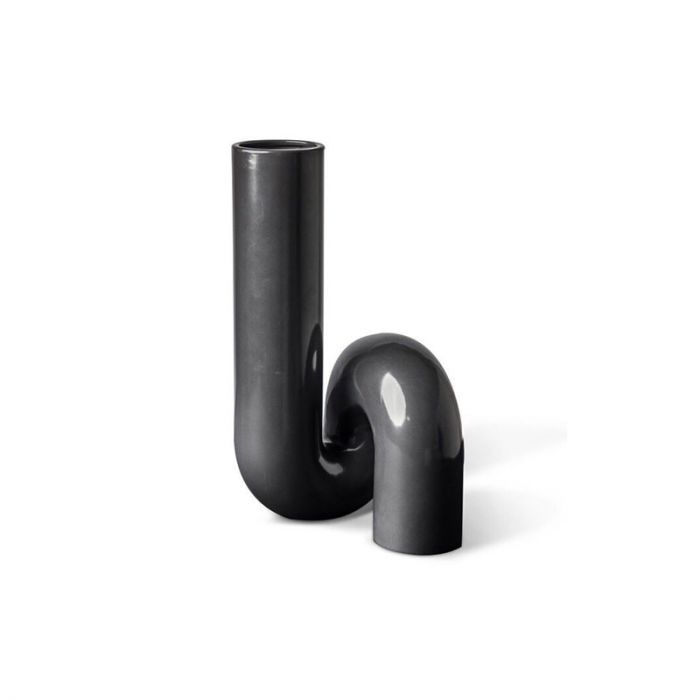 VASE YOURTUBE BLACK: POLSPOTTEN-مزهرية | POLSPOTTEN - بولسبوتن