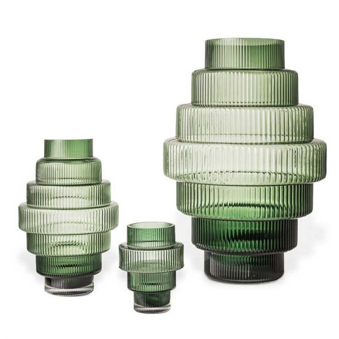 VASE STEPS GREEN LARGE: POLSPOTTEN-مزهرية | POLSPOTTEN - بولسبوتن VASE STEPS GREEN LARGE: POLSPOTTEN-مزهرية | POLSPOTTEN - بولسبوتن