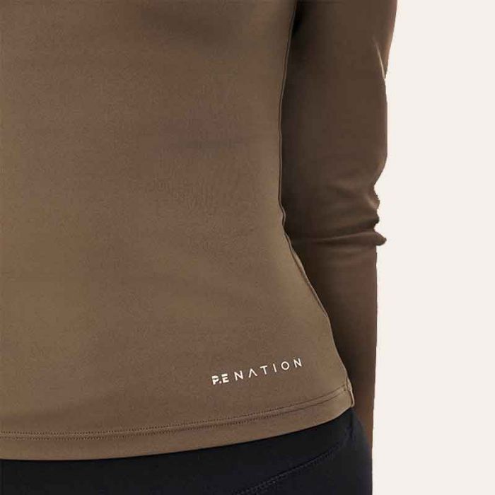 ROUTINE QUARTER ZIP LS - توب | P.E NATION - بي إي نايشن ROUTINE QUARTER ZIP LS - توب | P.E NATION - بي إي نايشن