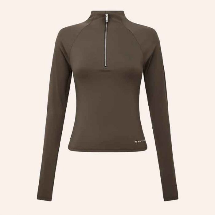 ROUTINE QUARTER ZIP LS - توب | P.E NATION - بي إي نايشن ROUTINE QUARTER ZIP LS - توب | P.E NATION - بي إي نايشن