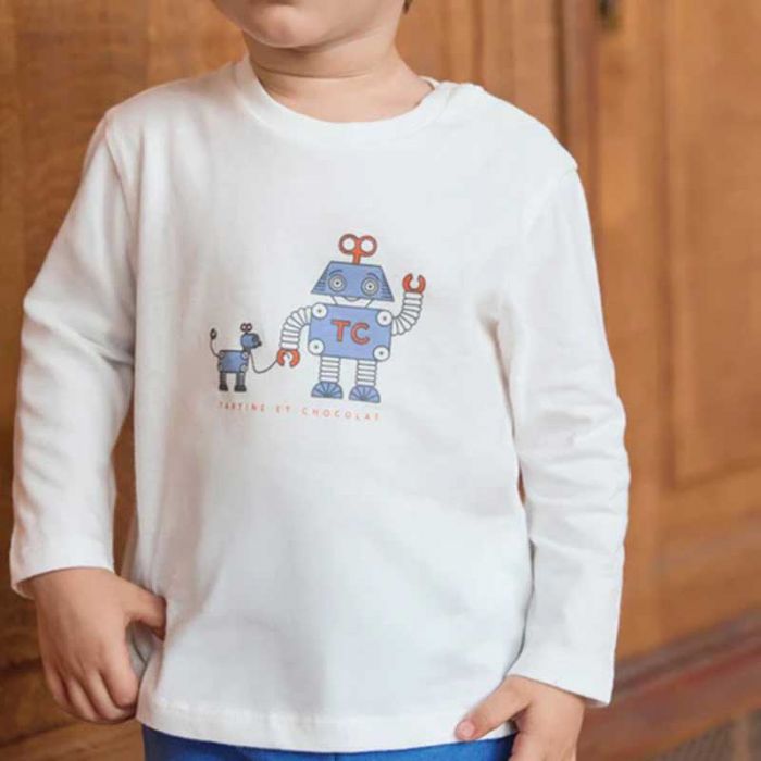 BABY BOY LONG SLEEVE T-SHIRT - تي شيرت | TARTINE ET CHOCOLAT - تارتين إي شوكولا BABY BOY LONG SLEEVE T-SHIRT - تي شيرت | TARTINE ET CHOCOLAT - تارتين إي شوكولا