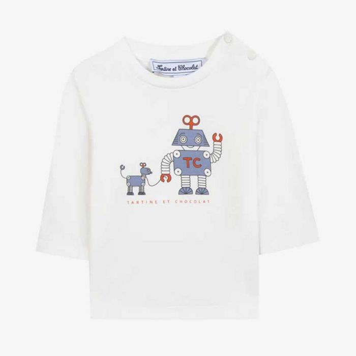 BABY BOY LONG SLEEVE T-SHIRT - تي شيرت | TARTINE ET CHOCOLAT - تارتين إي شوكولا BABY BOY LONG SLEEVE T-SHIRT - تي شيرت | TARTINE ET CHOCOLAT - تارتين إي شوكولا