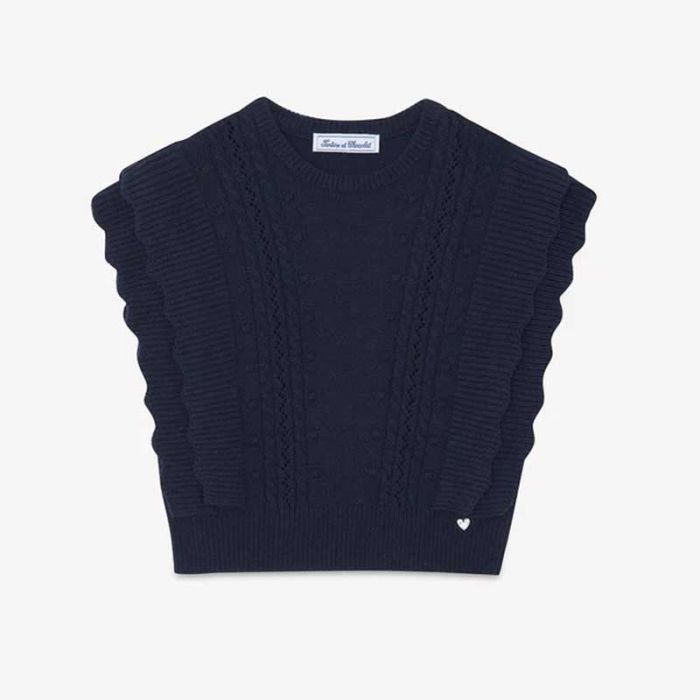 GIRL VEST - صديري | TARTINE ET CHOCOLAT - تارتين إي شوكولا