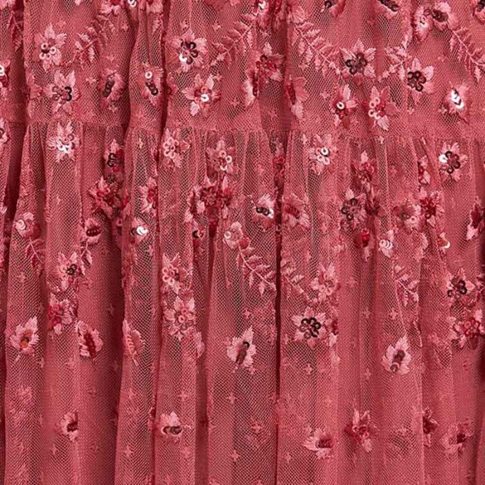 CLOVER SHORT SLEEVE ANKLE GOWN - فستان | NEEDLE & THREAD - نيدل & ثريد CLOVER SHORT SLEEVE ANKLE GOWN - فستان | NEEDLE & THREAD - نيدل & ثريد