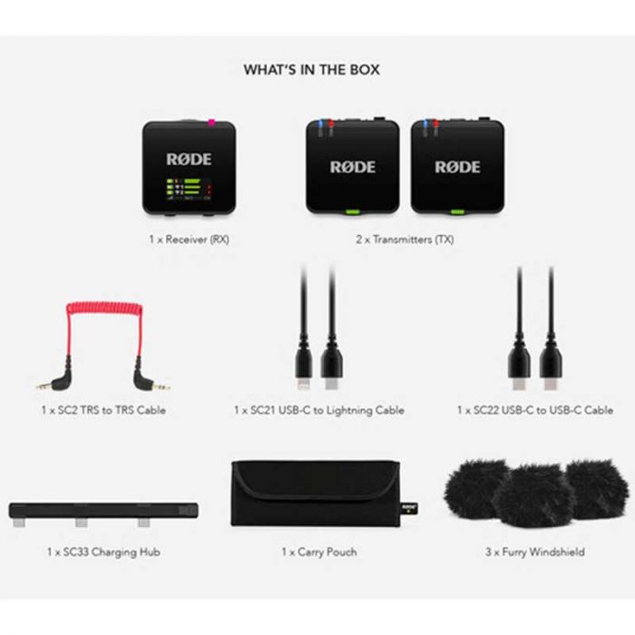 RODE WIRELESS GO-II 2 PERSON GEN 3 - ملحقات الكاميرا | RODE - رود RODE WIRELESS GO-II 2 PERSON GEN 3 - ملحقات الكاميرا | RODE - رود