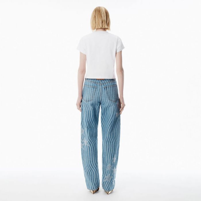 SHRUNKEN T-SHIRT - تي شيرت | ALEXANDER WANG - الكسندر وانغ SHRUNKEN T-SHIRT - تي شيرت | ALEXANDER WANG - الكسندر وانغ