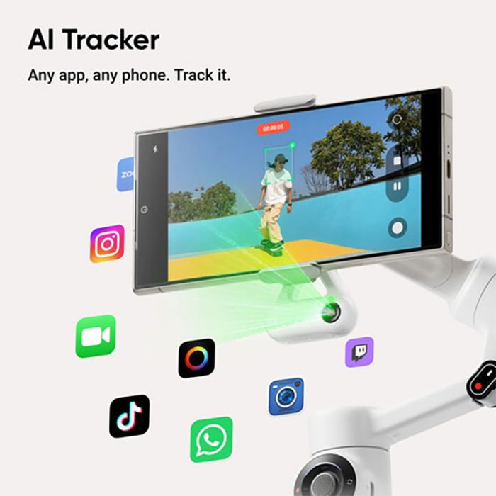 INSTA360 FLOW 2 AI TRACKER BUNDLE-STONE GY - ملحقات الكاميرا | INSTA 360 - أنستا۳٦۰ INSTA360 FLOW 2 AI TRACKER BUNDLE-STONE GY - ملحقات الكاميرا | INSTA 360 - أنستا۳٦۰