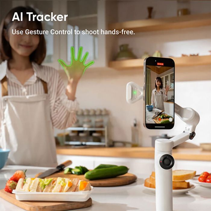 INSTA360 FLOW 2 AI TRACKER BUNDLE-STONE GY - ملحقات الكاميرا | INSTA 360 - أنستا۳٦۰ INSTA360 FLOW 2 AI TRACKER BUNDLE-STONE GY - ملحقات الكاميرا | INSTA 360 - أنستا۳٦۰