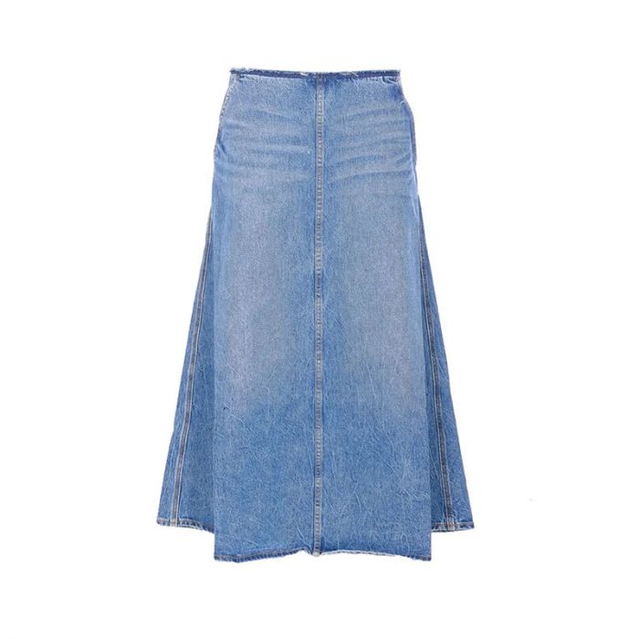 LOW RISE A LINE SKIRT WITH EXPO ZIPPER - تنورة | ALEXANDER WANG - الكسندر وانغ