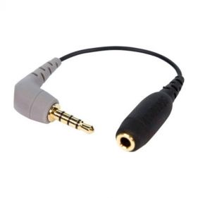 RODE SC4 3.5MM TRS FEMALE TO 3.5MM RIGHT-ANGLE TRRS MALE ADAPTER CABLE FOR SMARTPHONES - إكسسوارات الكاميرا