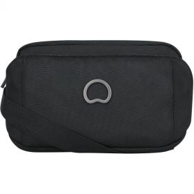 DELSEY PICPUS 1 CPT BELT BAG BLACK - ديلسي حقيبه يدويه
