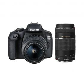 CANON DSLR EOS 2000D 18-55 + 75-300 IS - كاميرا رقمية
