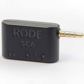 RODE SC6 DUAL TRRS INPUT AND HEADPHONE OUTPUT FOR SMARTPHONES - إكسسوارات الكاميرا