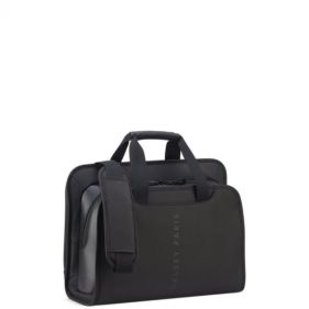 DELSEY ARCHE 2CPT SATCHEL PC 14' BLACK 1200161 00 - ديلسي حقيبه يدويه