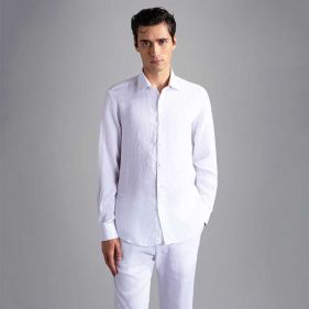 SHIRT  - قميص سادة كم طويل  