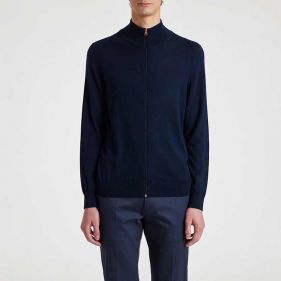 CARDIGAN ZIP - جاكيت صوف