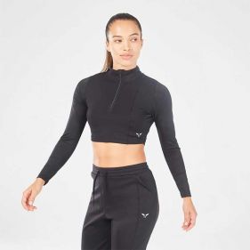 QTR ZIP SERPENT TOP  - توب