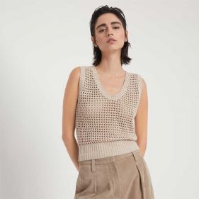 KNITTED VEST  - صديري