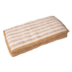 STRIPE CHINDI PALLET CUSHION WHITE/NATURAL 60 X 120 X 15 - مخدات